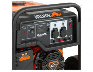 GENERADOR MONOFÁSICO GO55GE 5.5KVA, GASOLINA - KOLVOK - Imagen 3